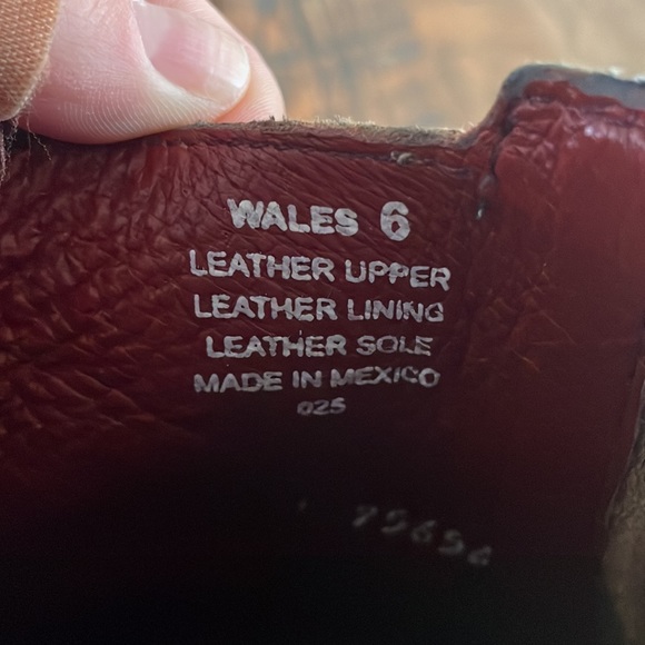 FREEBIRD WALES BOOTS SIZE 6 - Picture 5 of 10